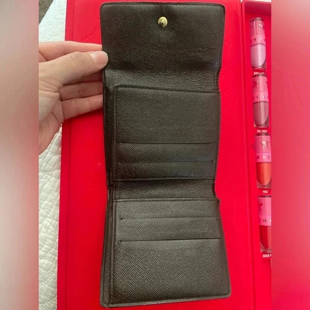 Louis Vuitton damier ebene Elise monogram wallet. - Picture 5 of 14